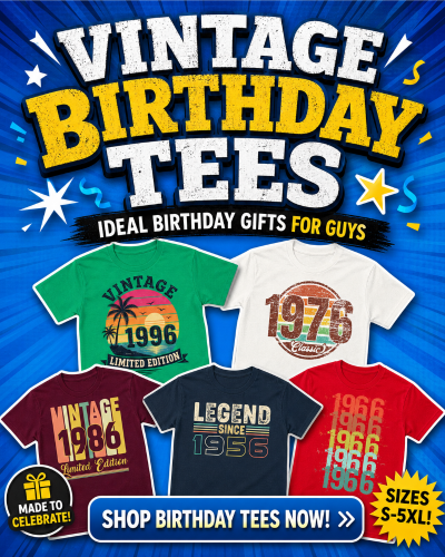 Vintage-Birthday-T-shirts Vintage Birthday T Shirts