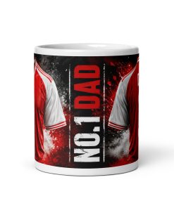 Arsenal FC Number 1 Dad Mug Fathers Day Dad Birthday Mug