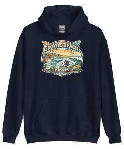 Croyde Beach Devon Surfing Hoodie Unisex Hoodie