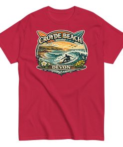 Croyde Beach Devon – Surfing Wave T-shirt Men’s classic tee