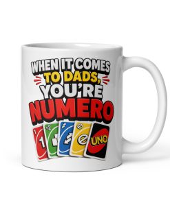 Dad You’re Numero Uno Funny Gift Mugs For Dads