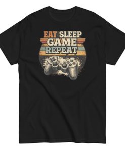 Eat Sleep Game Repeat T-shirt