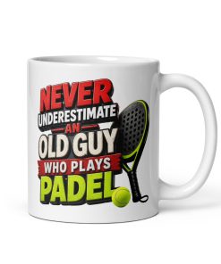 Funny Padel Mugs For Old Guys