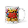 Happy 40th Birthday Gift Mug
