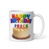 Happy Birthday You Prick Mug with birthday cake and candles