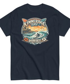 Kimmeridge Bay Dorset – Surfing Beach Design T-shirt Surfing in Dorset