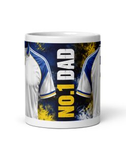 Leeds Dad Mugs - Number 1 Dad Leeds United Mug