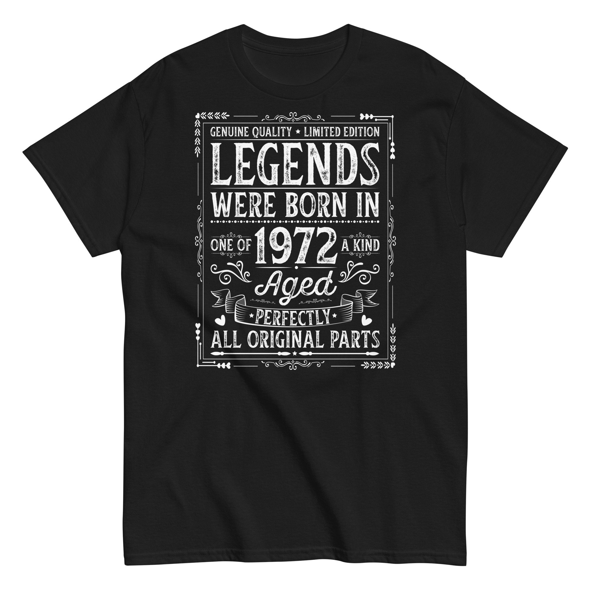 Legends Born in 1972 – All Original Parts Men’s t-shirt