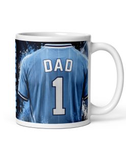Manchester City Number 1 Dad Mug Fathers Day Dad Birthday Mug
