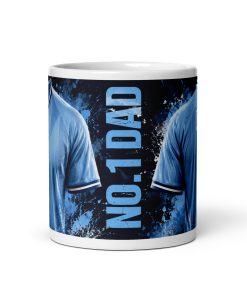 Manchester City Number 1 Dad Mug Fathers Day Dad Birthday Mug