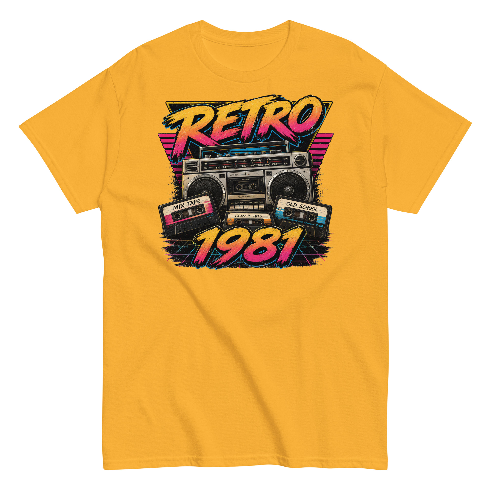 Retro 1981 Men’s T-shirt Birthday Gift