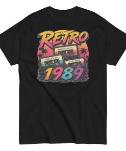 Retro 1989 Men’s T-shirt Birthday Gift