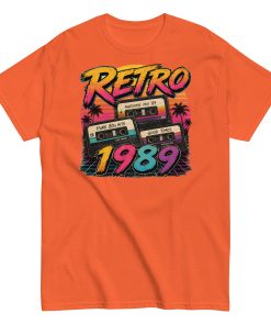 Retro 1989 Men’s T-shirt Birthday Gift
