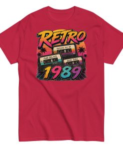 Retro 1989 Men’s T-shirt Birthday Gift