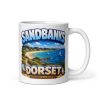 Sandbanks Dorset Mug White glossy mugs