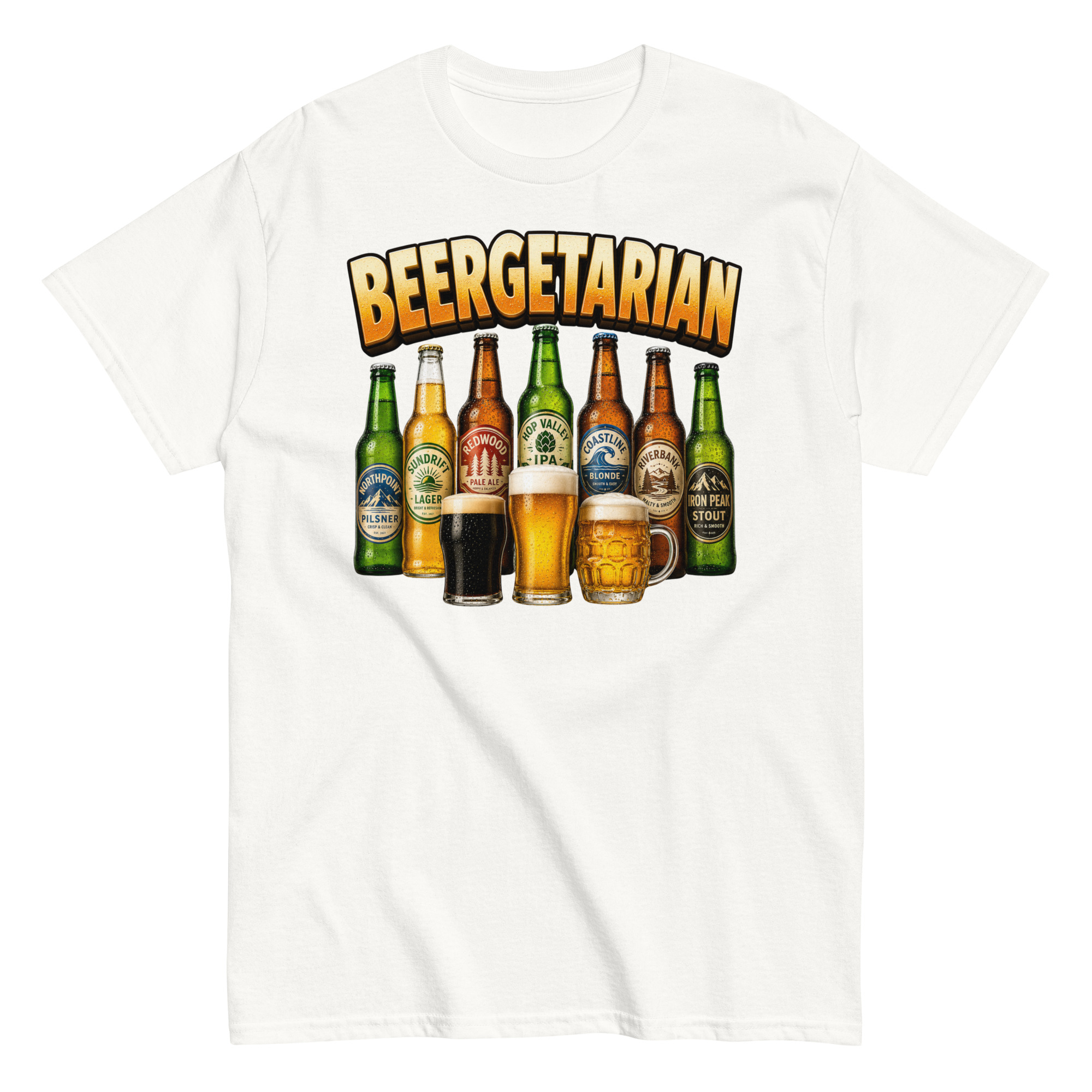 T-shirt For Beer Drinkers Beergertarian Beer Tshirts