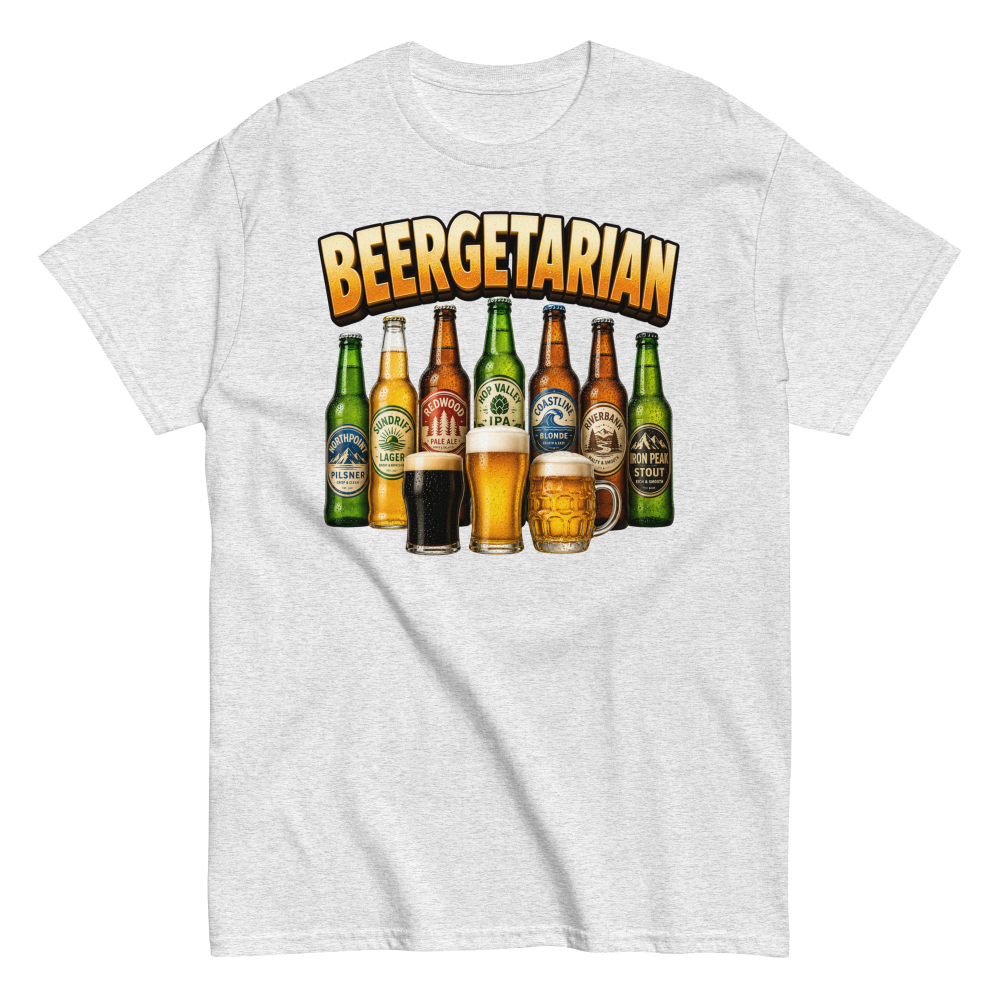 T-shirt For Beer Drinkers Beergertarian Beer Tshirts