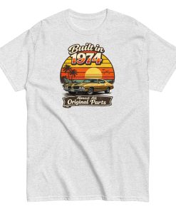 Built in 1974 Classic T-shirt Retro Car Design