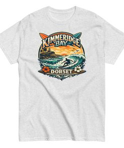 Kimmeridge Bay Dorset – Surfing Beach Design T-shirt Surfing in Dorset