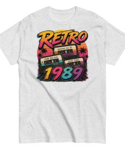 Retro 1989 Men’s T-shirt Birthday Gift