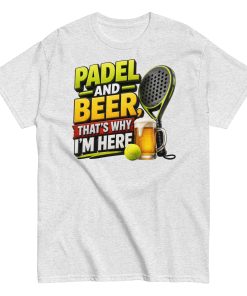 Padel & Beer T-shirt Gifts For Padel Players T-shirt - Image 16