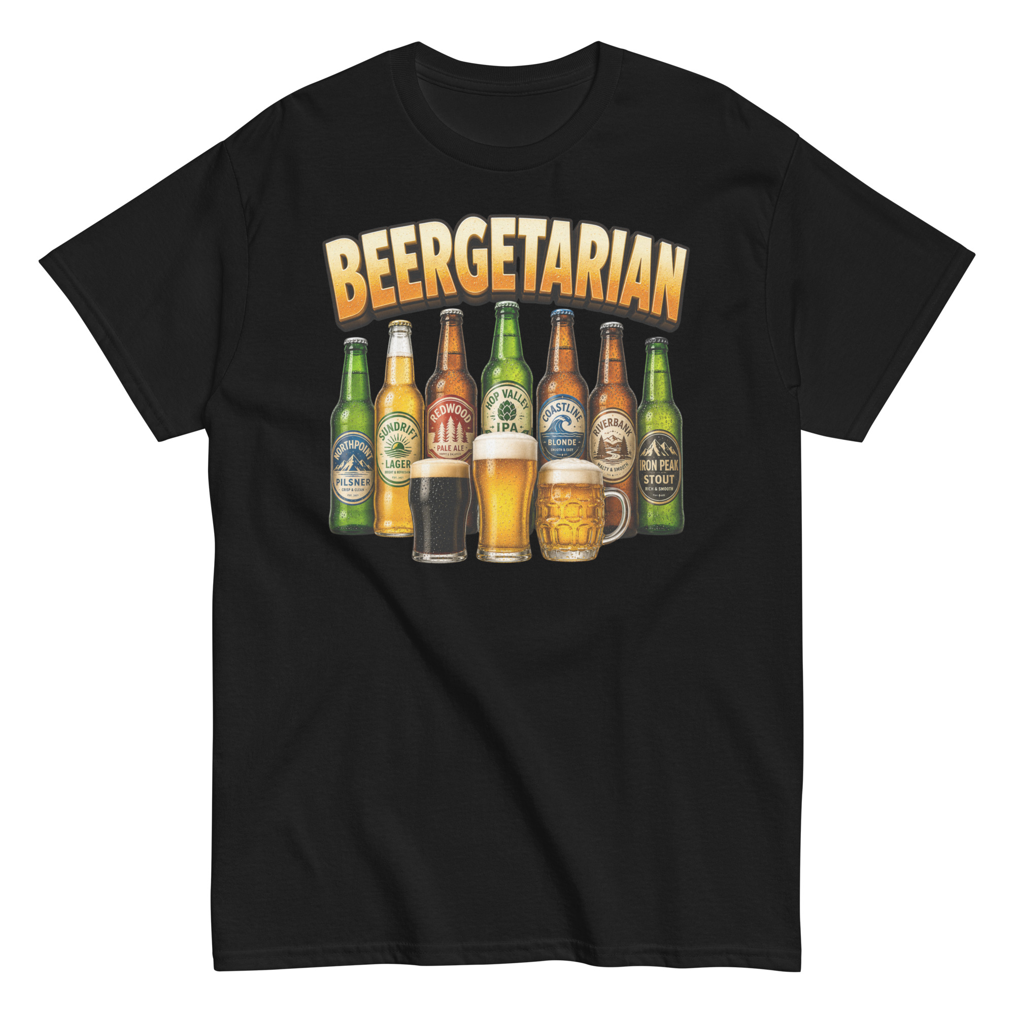 T-shirt For Beer Drinkers Beergertarian Beer Tshirts