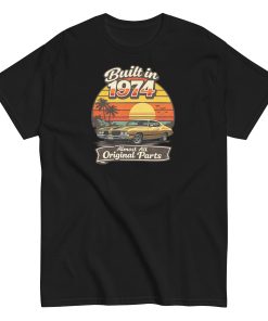 Built in 1974 Classic T-shirt Retro Car Design
