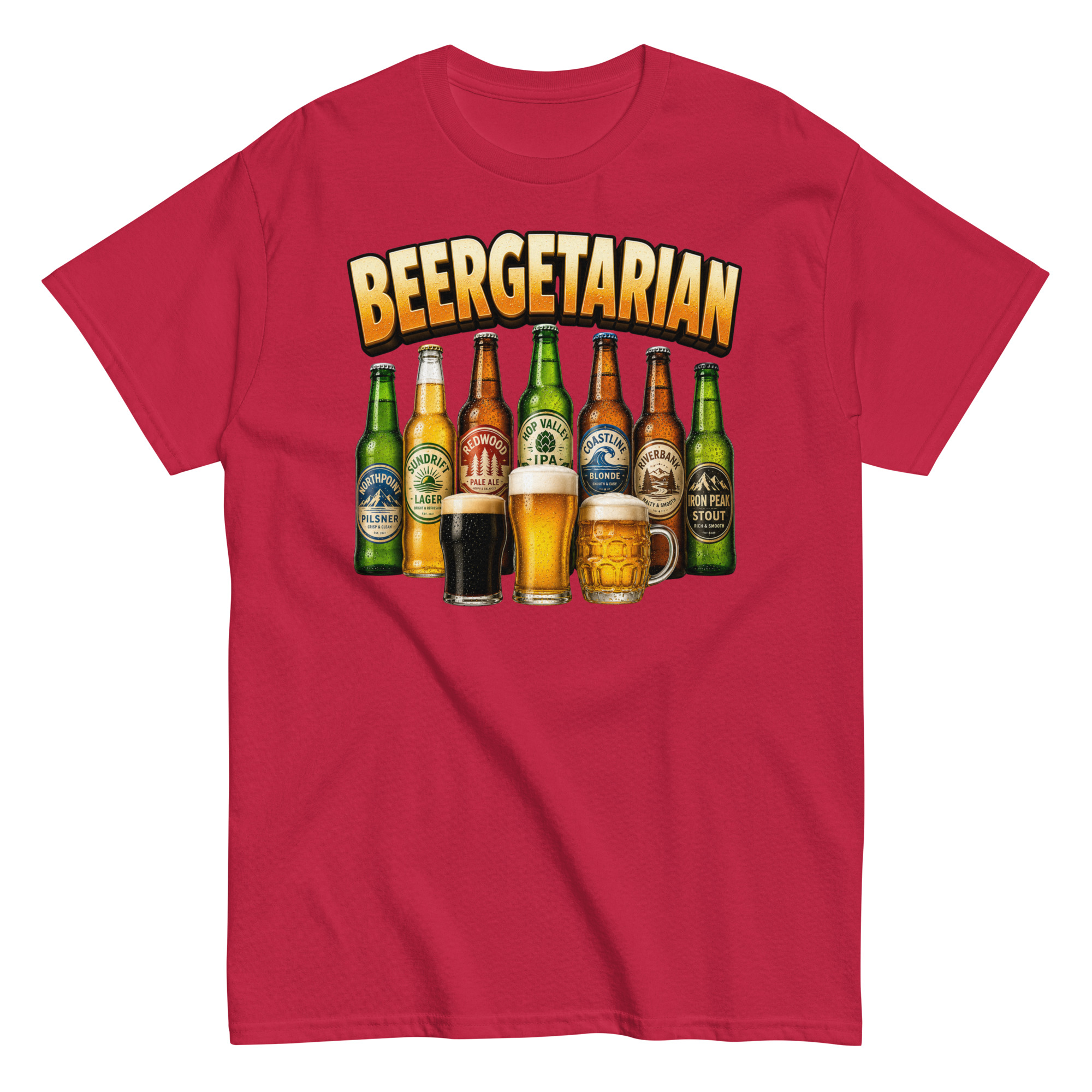 T-shirt For Beer Drinkers Beergertarian Beer Tshirts