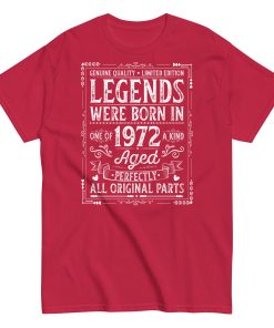 Legends Born in 1972 – All Original Parts Men’s t-shirt