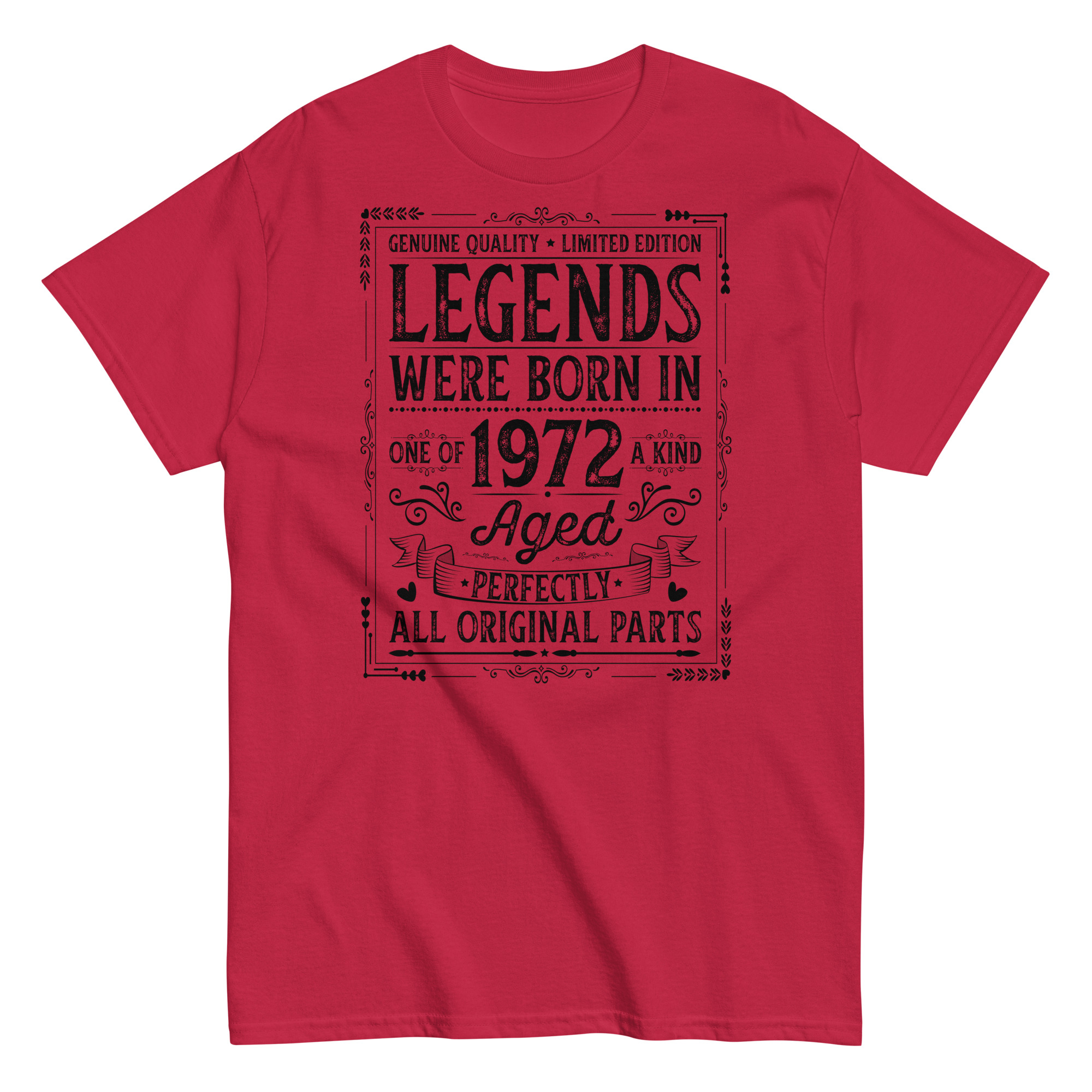 Born In 1972 – All Original Parts Men’s Classic T-Shirt Birthday gift