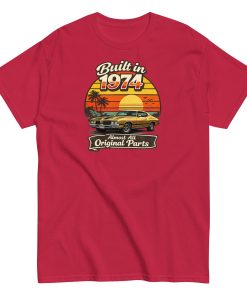 Built in 1974 Classic T-shirt Retro Car Design