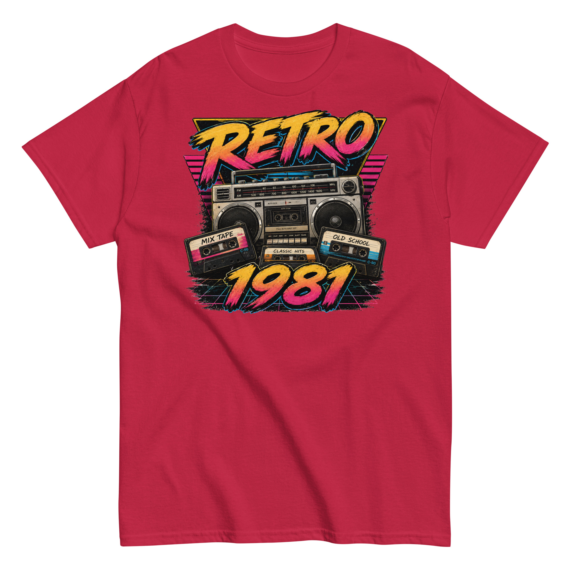 Retro 1981 Men’s T-shirt Birthday Gift