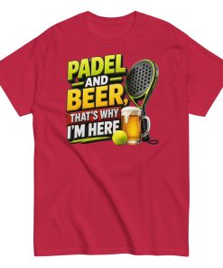 Padel & Beer T-shirt Gifts For Padel Players T-shirt
