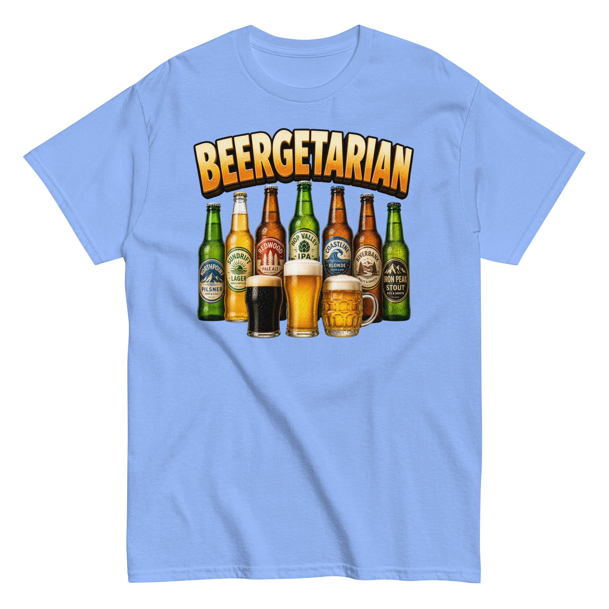 T-shirt For Beer Drinkers Beergertarian Beer Tshirts
