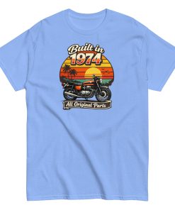 Built in 1974 Classic T-shirt retro motorbike design