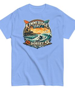 Kimmeridge Bay Dorset – Surfing Beach Design T-shirt Surfing in Dorset
