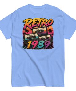 Retro 1989 Men’s T-shirt Birthday Gift