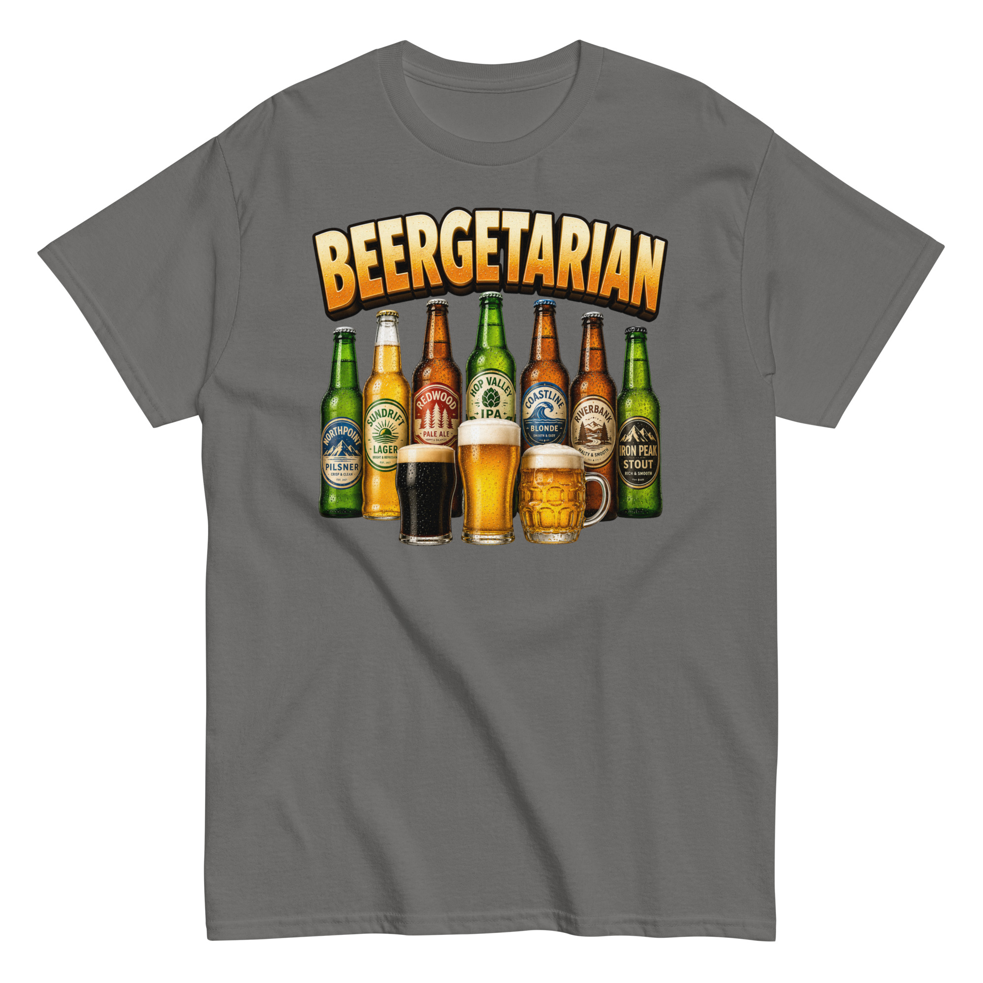 T-shirt For Beer Drinkers Beergertarian Beer Tshirts