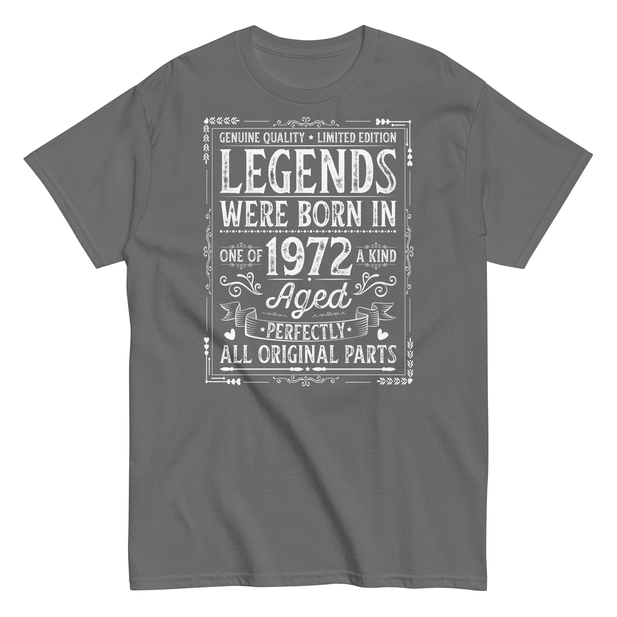 Legends Born in 1972 – All Original Parts Men’s t-shirt