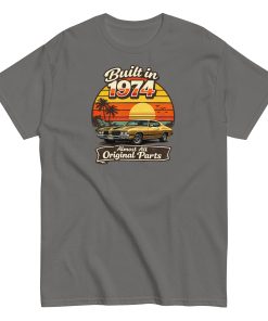 Built in 1974 Classic T-shirt Retro Car Design