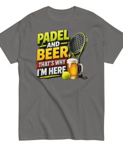 Padel & Beer T-shirt Gifts For Padel Players T-shirt