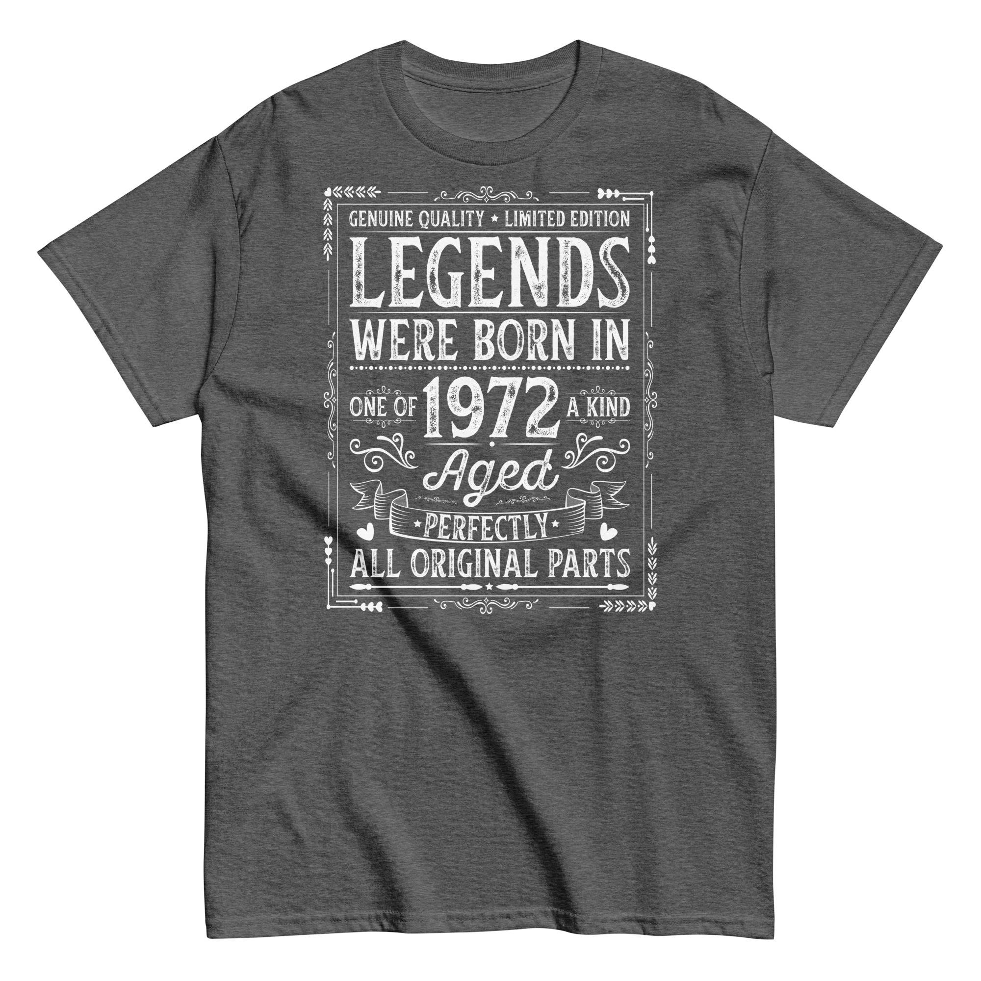 Legends Born in 1972 – All Original Parts Men’s t-shirt