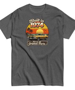 Built in 1974 Classic T-shirt Retro Car Design
