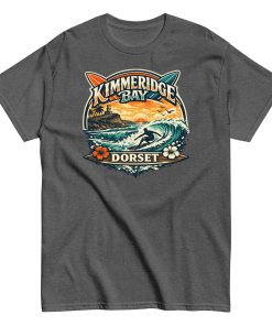 Kimmeridge Bay Dorset – Surfing Beach Design T-shirt Surfing in Dorset