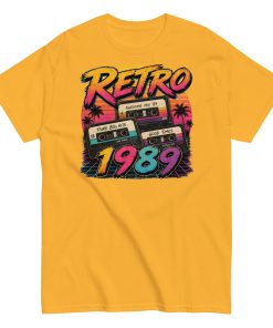 Retro 1989 Men’s T-shirt Birthday Gift