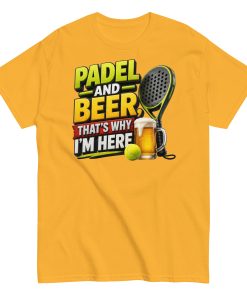 Padel & Beer T-shirt Gifts For Padel Players T-shirt - Image 12