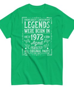 Legends Born in 1972 – All Original Parts Men’s t-shirt