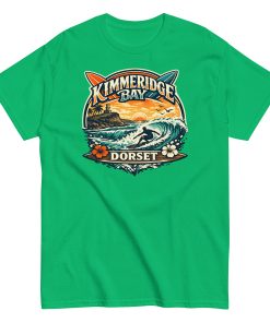 Kimmeridge Bay Dorset – Surfing Beach Design T-shirt Surfing in Dorset