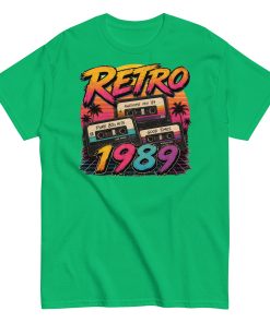 Retro 1989 Men’s T-shirt Birthday Gift