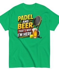 Padel & Beer T-shirt Gifts For Padel Players T-shirt